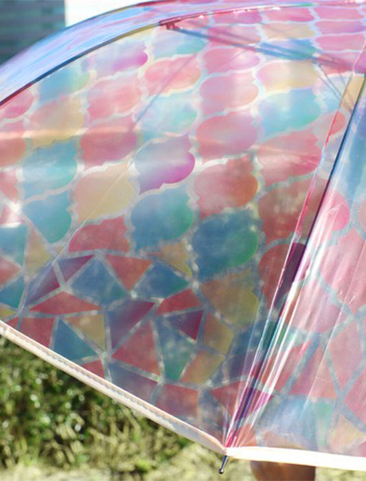 ステンドグラスデザイン傘 モロッコタイル