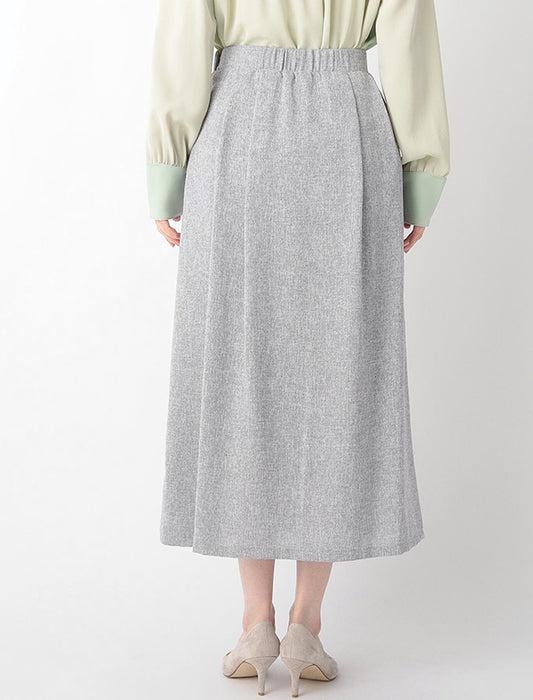 ＜PORTE＞【学校行事/セレモニー】ツイードタックスリットスカート