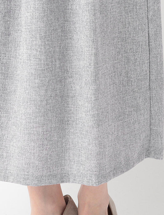 ＜PORTE＞【学校行事/セレモニー】ツイードタックスリットスカート