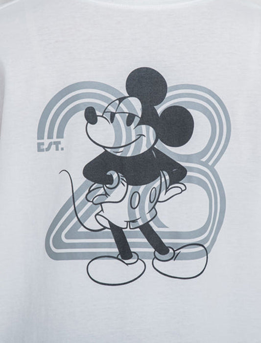 ＜VICKY＞ミッキーマウス オーバーサイズバックプリントTシャツ《洗濯機で洗える》