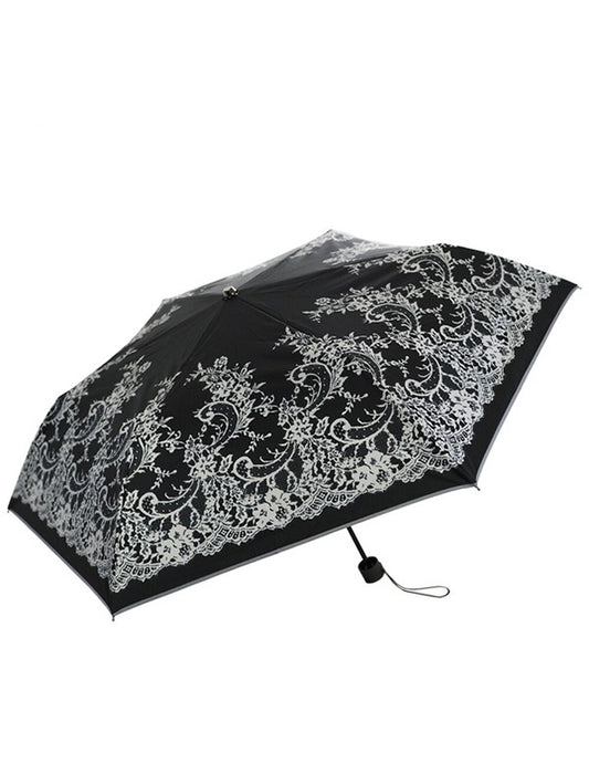 晴雨兼用レース柄折畳み傘