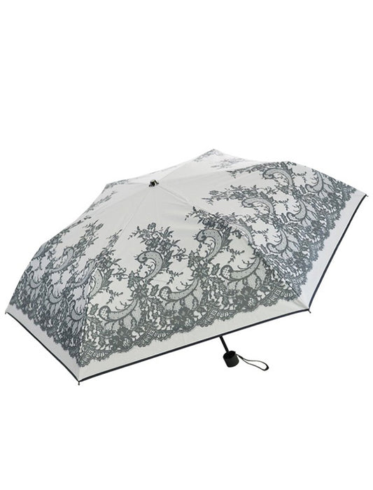 晴雨兼用レース柄折畳み傘
