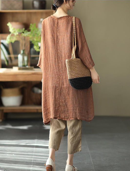 シャツロングカーディガン