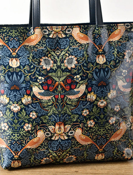 ウィリアムモリス川島織物ハンドメイドトートバッグ クリサンティマム Amazon.co.jp: トートバッグ レディース William Morris