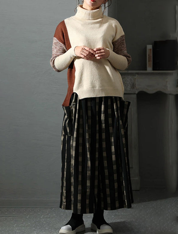 ブロックカラータートルニット | Northmall（ノースモール