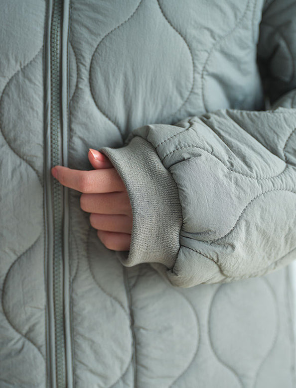 ノーカラーひょうたんキルティングコート | Northmall（ノースモール