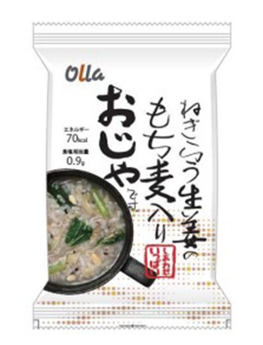 ねぎらう生姜のもち麦入りおじや4個入り