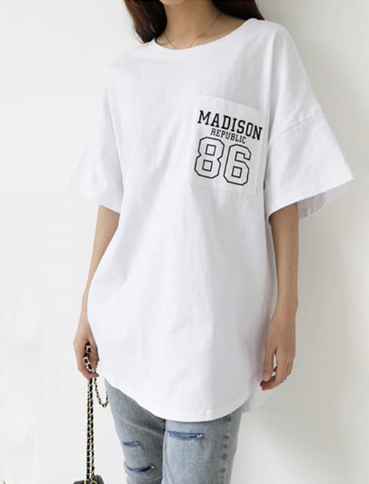 オーバーサイズロゴTシャツ