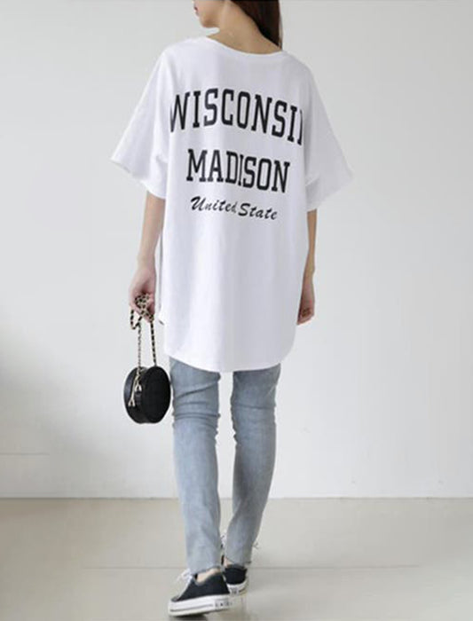 オーバーサイズロゴTシャツ
