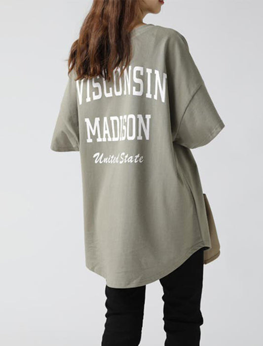 オーバーサイズロゴTシャツ