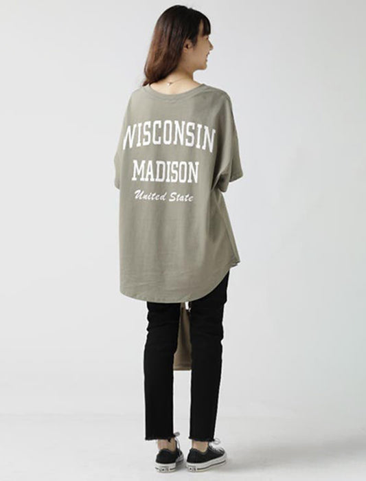オーバーサイズロゴTシャツ