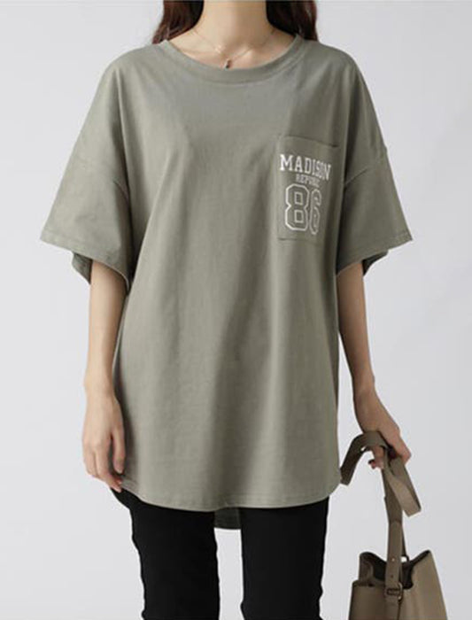 オーバーサイズロゴTシャツ
