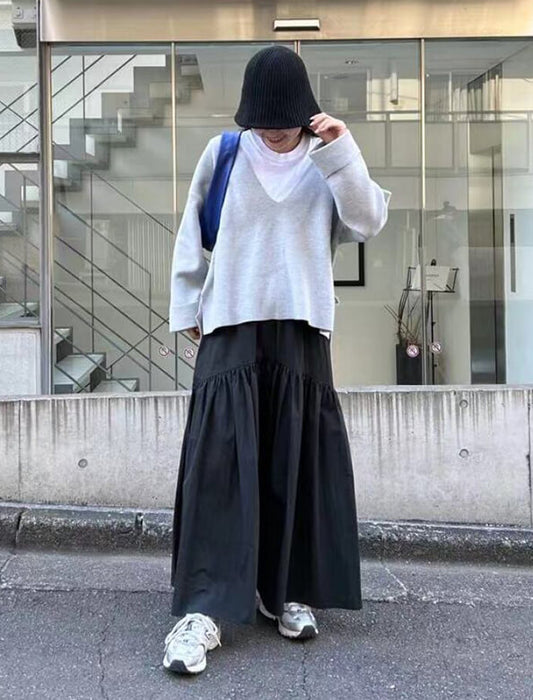 マキシ丈ロングスカート