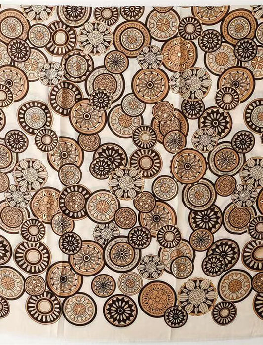 アートサークル柄ストール