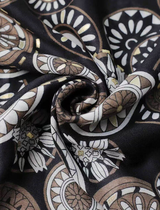 アートサークル柄ストール