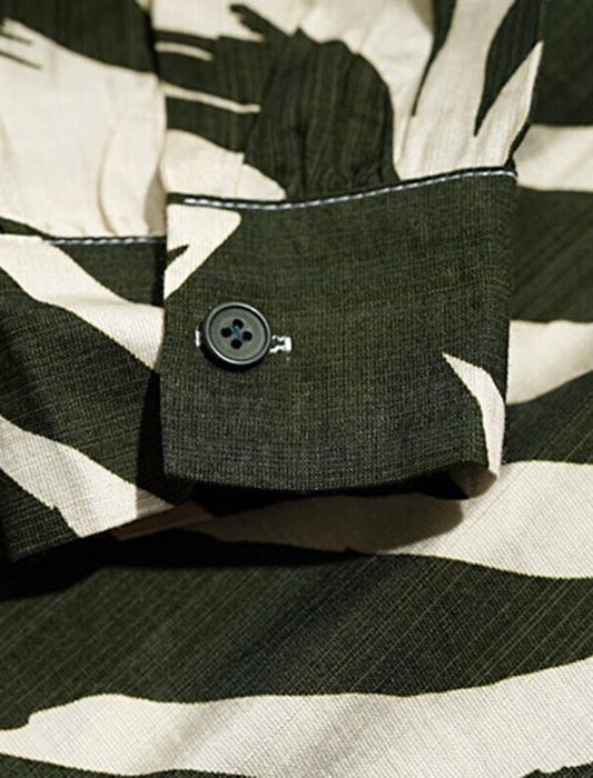 2WAYで使える大判リーフ柄ワンピース