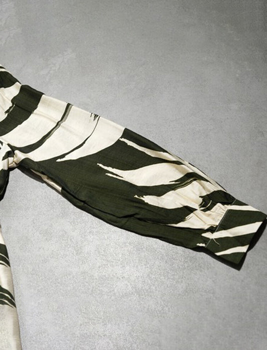 2WAYで使える大判リーフ柄ワンピース