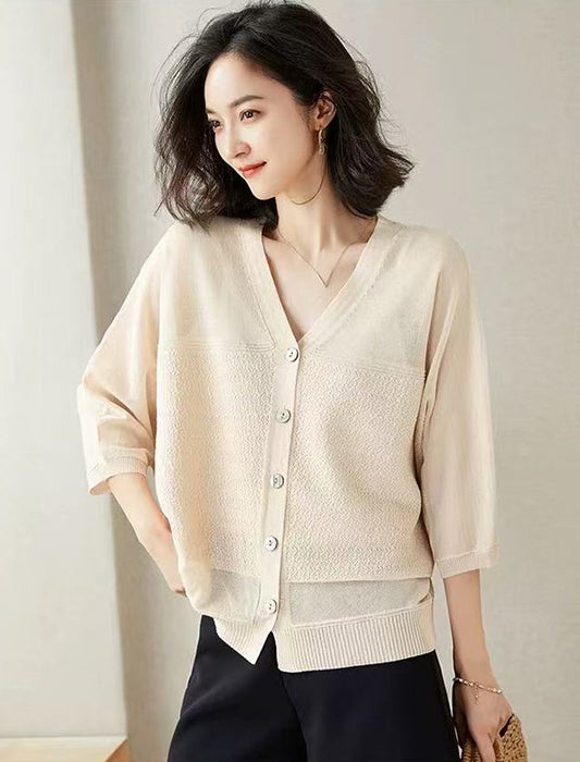 ヘビロテ必須サマーカーディガン　