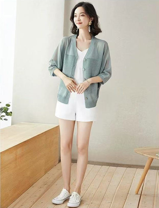 ヘビロテ必須サマーカーディガン　