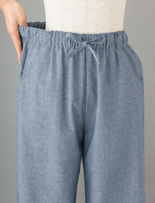 【受注】強撚綿花柄プリントプルオーバー