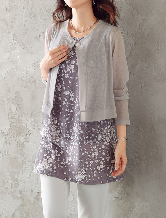 【受注】プリントチュニックアンサンブル