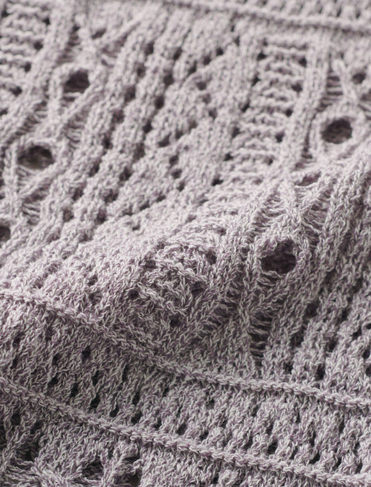 【受注】透かし編みカーディガン