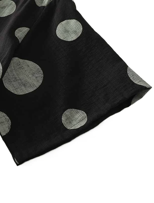 ドットビッグシルエットワンピース