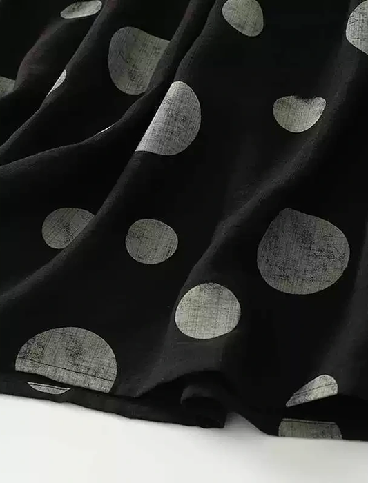 ドットビッグシルエットワンピース