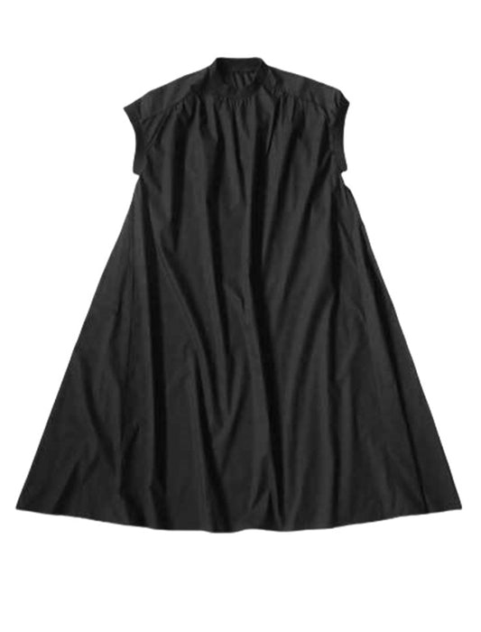 ラウンドネックAラインワンピース