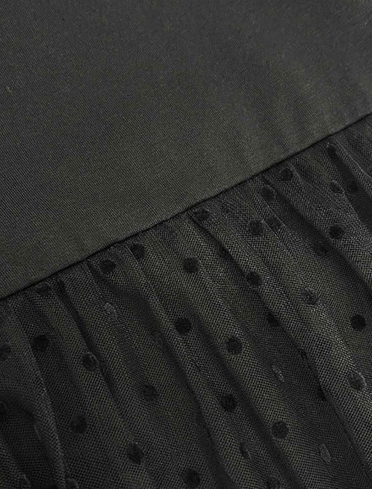 ドットチュールトップス