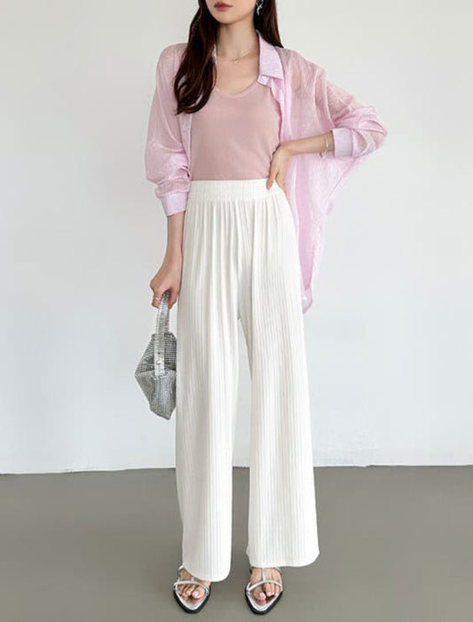 さらてろワイドパンツ　