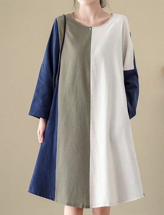 配色チュニック