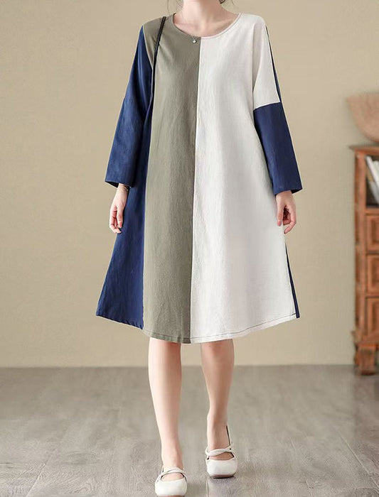 配色チュニック