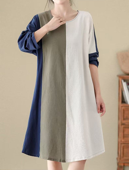 配色チュニック