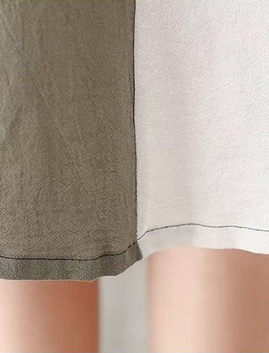 配色チュニック