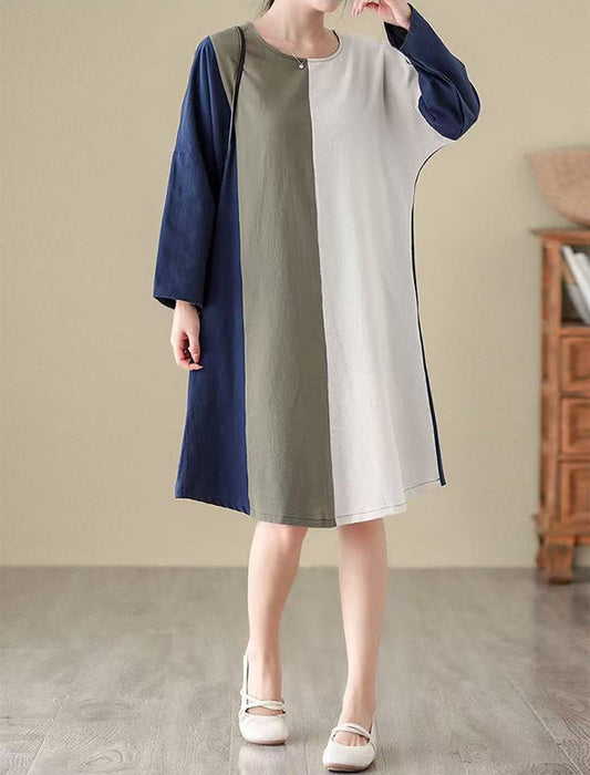 配色チュニック