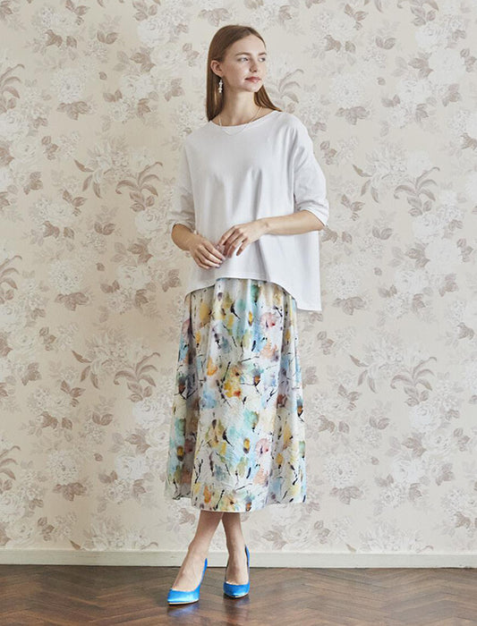 【洗濯機洗い可/七分袖】＜ファーリー＞オーガニックコットンプルオーバー　