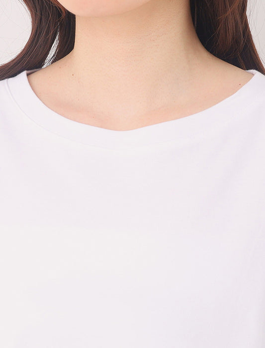 【洗濯機洗い可/七分袖】＜ファーリー＞オーガニックコットンプルオーバー　