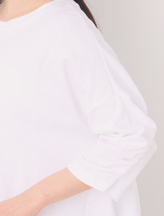 【洗濯機洗い可/七分袖】＜ファーリー＞オーガニックコットンプルオーバー　