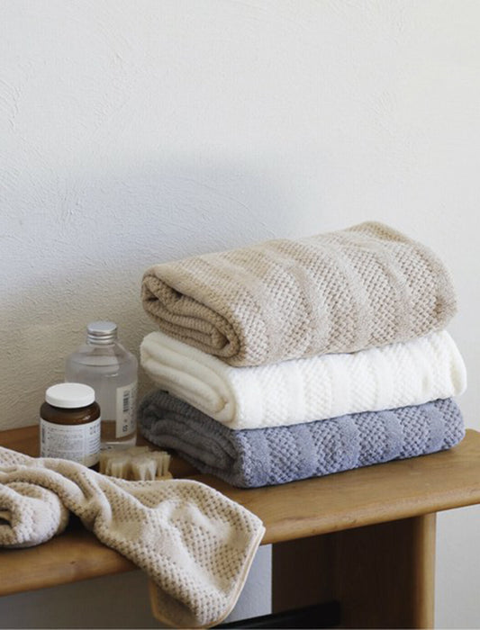ふわふわ吸水バスタオル