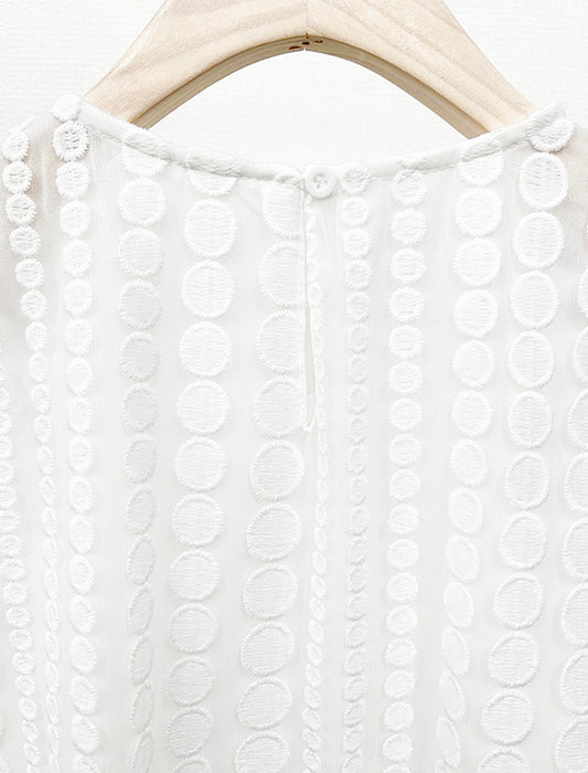 レースシアーキレイ目トップス