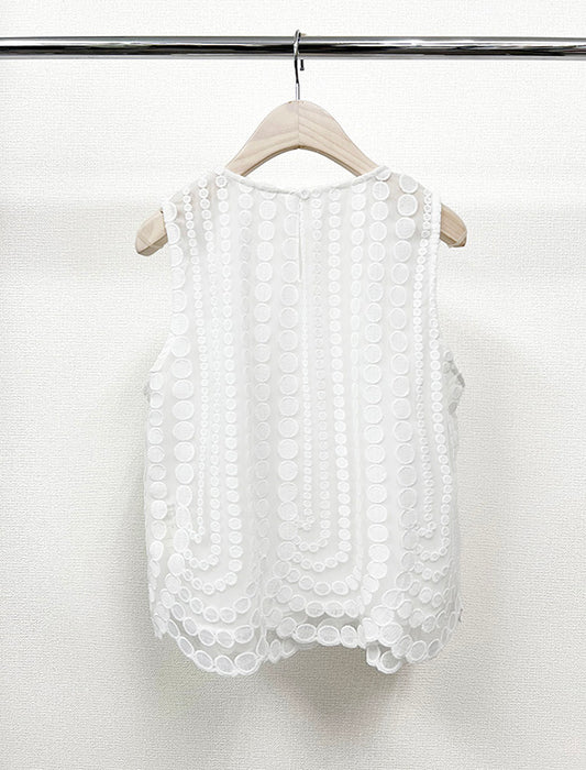 レースシアーキレイ目トップス