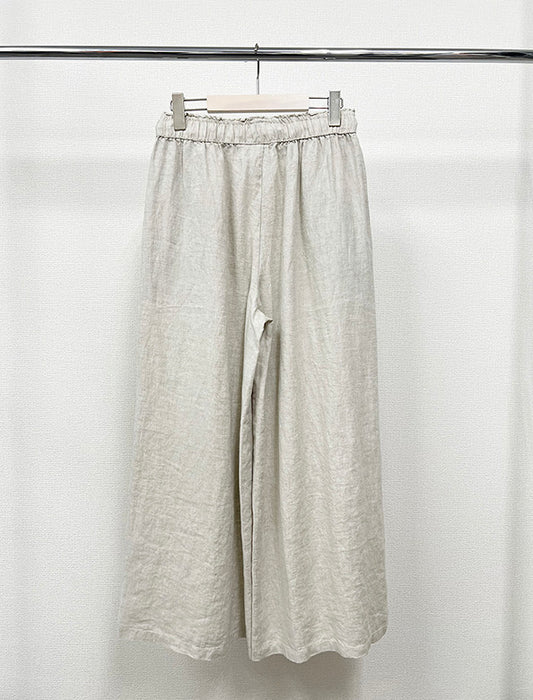 リネンワイドパンツ