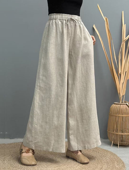 リネンワイドパンツ