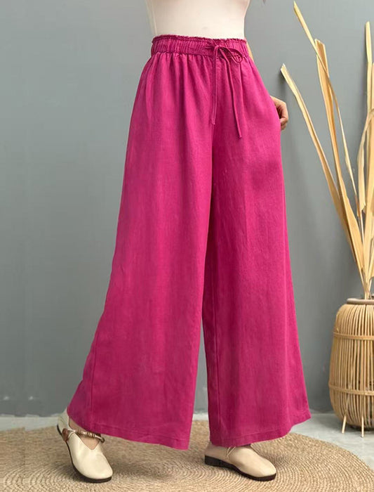 リネンワイドパンツ