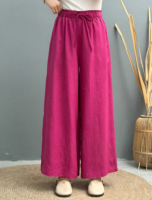 リネンワイドパンツ