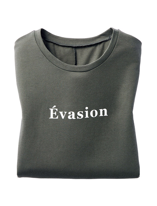 大人の程ゆるシルエットロゴTシャツ