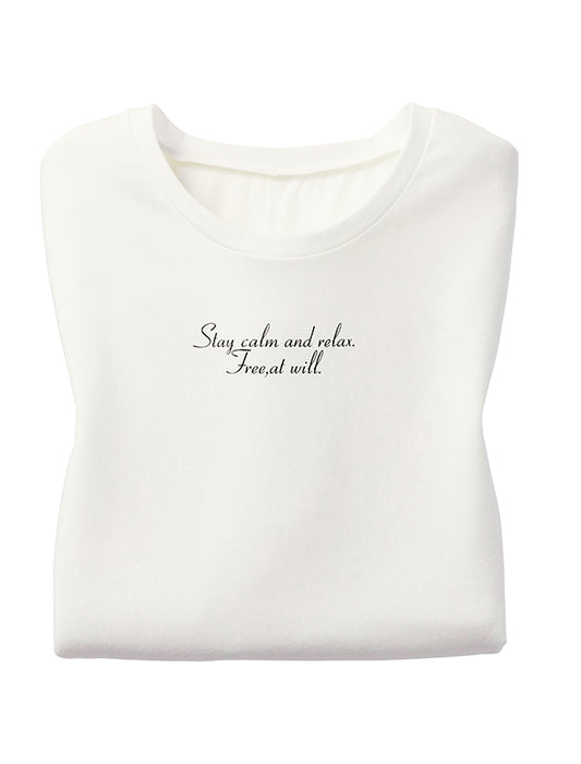 大人の程ゆるシルエットロゴTシャツ