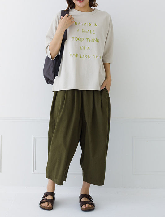 ゆったりプリントTシャツ