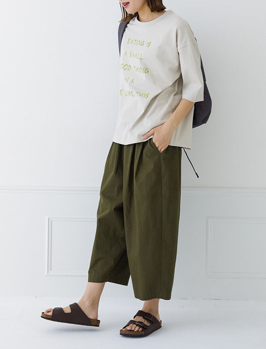 ゆったりプリントTシャツ